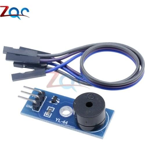 Passive Buzzer Module Alarm Sensor Beep Module for Arduino Smart Car 3.3V-5V I/O Interface of SCM with DuPont Line