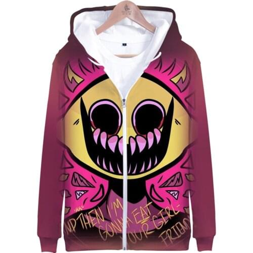 Friday night funkin Lemon Demon 3D print autumn and winter Holiday passionate style Men/Women casual Streetwear Style Zip hooded