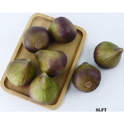 Festival party props hotel supermarket Kitchen cabinet home Shop Store decoration fake fruit artificial simulation fig model