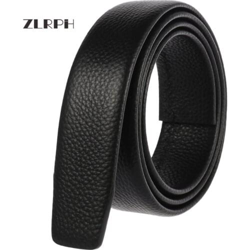 ZLRPH Brand-Name genuine leather automatic buckle belt top layer cowhide belt pure mens business pants belt