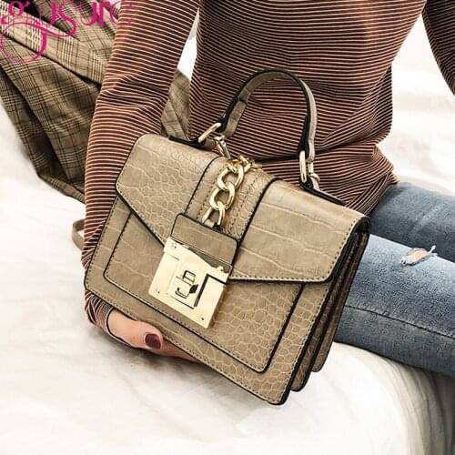 Gusure 2021 New Stone Pattern Handbag Ladies Fashion Small Simple Shoulder Bag Vintage Strap Messenger Bags Wallet For Women