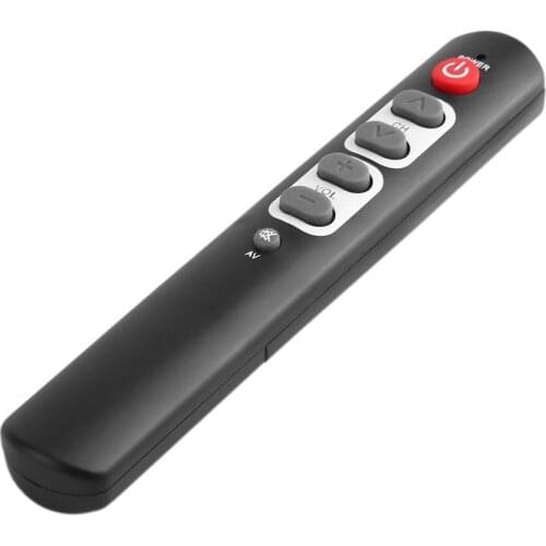 Universal 6 Keys Learning Remote Control with Big Buttons Wireless Controller Unit Replacement for TV STB DVD HIFI 433 Mhz IR