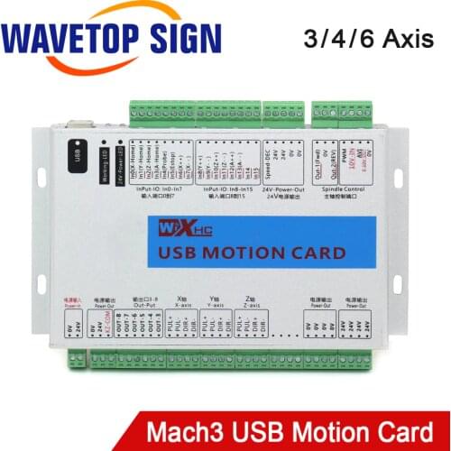 Mach 3 CNC Control Card 3axis 4axis 6axis XHC MK4 CNC Mach3 USB Port Support Window 7 Systerm