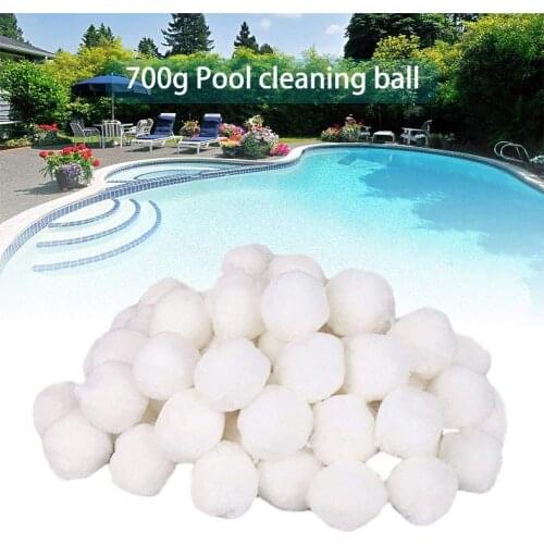 700g Swimming Pool Cleaning Equipment Filter Media Net Bag Filter Fiber Ball Water Purification Fiber Balls Dropping