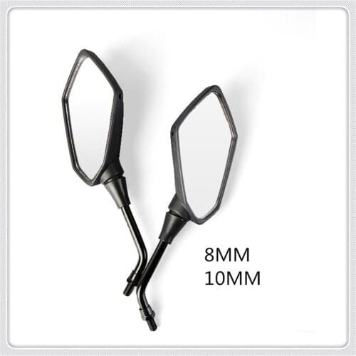8mm 10mm 2Pcs/Pair Motorcycle accessories Rearview Mirror for SUZUKI HAYABUSA GSXR1300 SV1000 S TL1000 R S