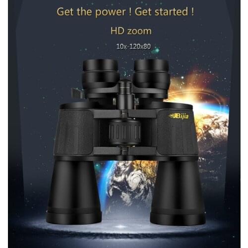 High End High Definition Binoculars 10*120*80 Zoom Telescope Necessary Equipment for Outdoor Camping and Hiking Concert Tour