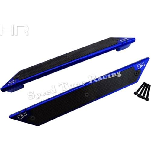 HR Traxxas 1/5 X-maxx Big X Truck Metal Carbon Fiber Chassis Side Protection