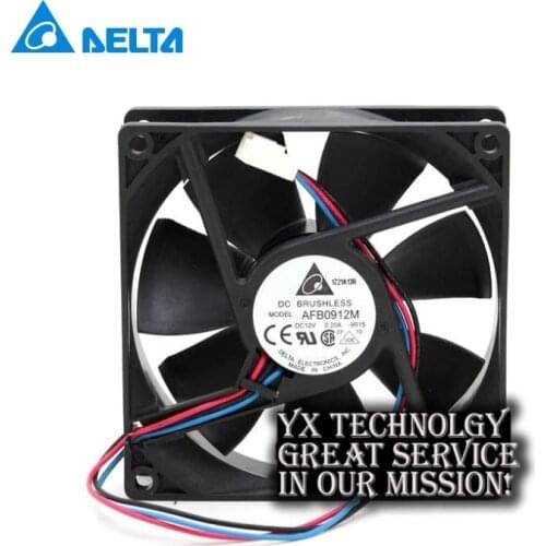 For Delta AFB0912M 9025 9CM 90mm 12V 0.20A cooling fan speed for 90*90*25mm