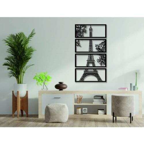 Eiffel Tower Laser Cut Wood Wall Decor Traveler Leisure Holiday Enjoyment Fashion