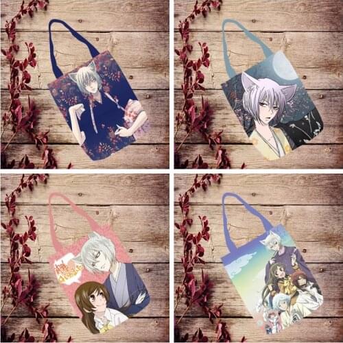 1PCS Kamisama Love Fashion Anime Canvas Shoulder Bags Casual Shopping Bag Cartoon Tote Handbag Travel unisex New