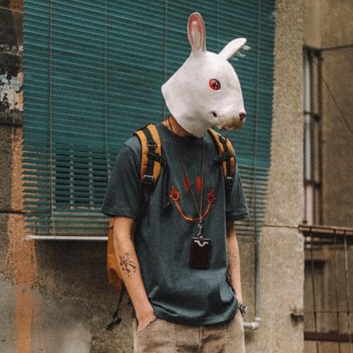 Summer Day fasten new personality splice to collide color casual short sleeve male trend contracted wind jock sleeve