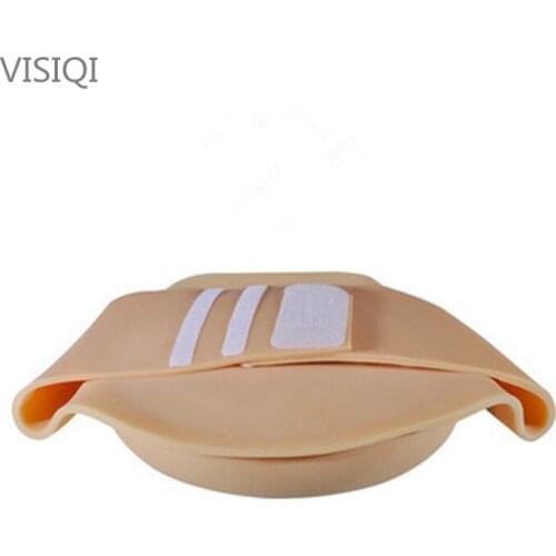 VISIQI top quality touching feel real silicon belly,Adjustable size Fake pregnant belly,fake pregnant tummy for2-4month pregnant