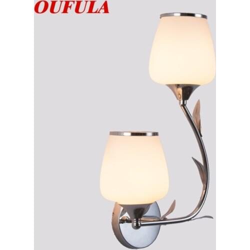OUFULA Wall Lamps Modern LED Lights Creative flower Shape Indoor For Home Corridor