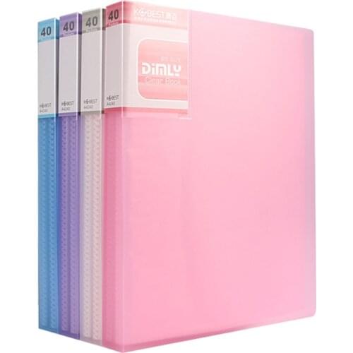 A5 20/30/40/60 Pages File Folders Desk Organizer Presentation Document Folder for Files Office School Supplies