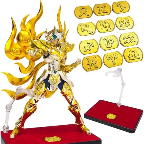 Saint Seiya Myth Cloth Soul of Gold EX Stand Support Bracket Base With Metal Athena Badge For SHF Figurine Action Model Toys