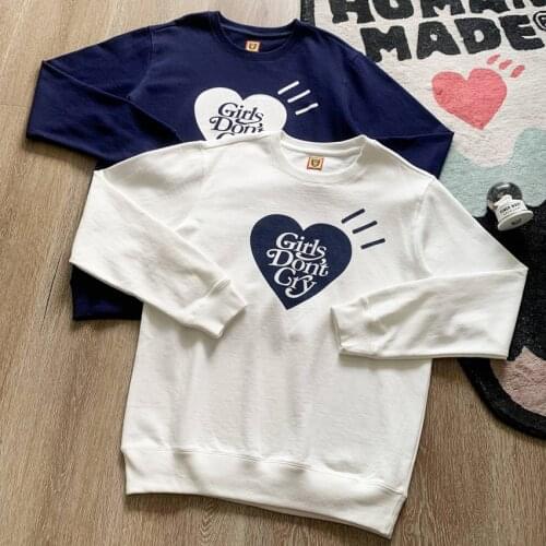 Human Made Crewneck Sweatshirt Harajuku Hoodies Hip Hop Men Clothing Skateboard Japanese Streetwear Women Oversized Tracksuit