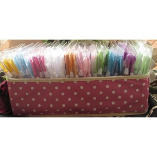 10color high quality non-toxic candy color ribbon double-layer soap Net handmade soap easy bubble mesh bag,110pcs/LOT