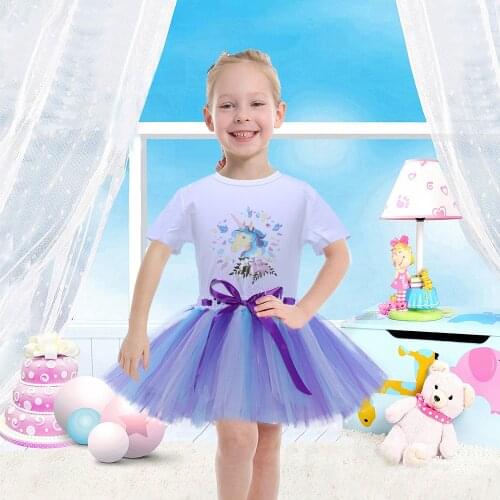 Skirt Kids T-shirt girls Skirts Summer girl Party Clothes tutu Girl sets clothes yeet tennis skirt by polly pocket unicorn party