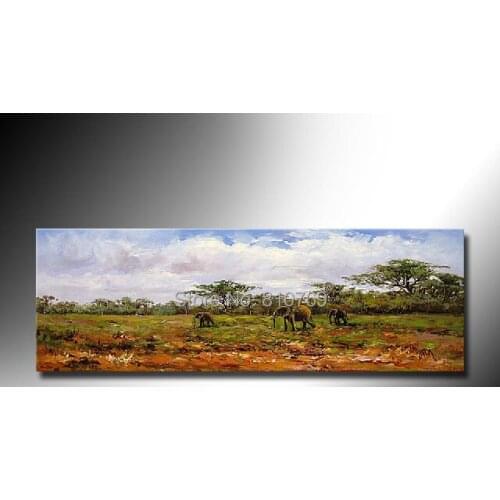 100% hand painted Home decoration oil painting high quality landscape painting pictures DM-15031610