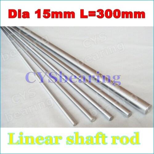 15mm - L300mm chrome plated Cylinder Linear Rail Round Rod Shaft Linear Motion Shaft for CNC XYZ