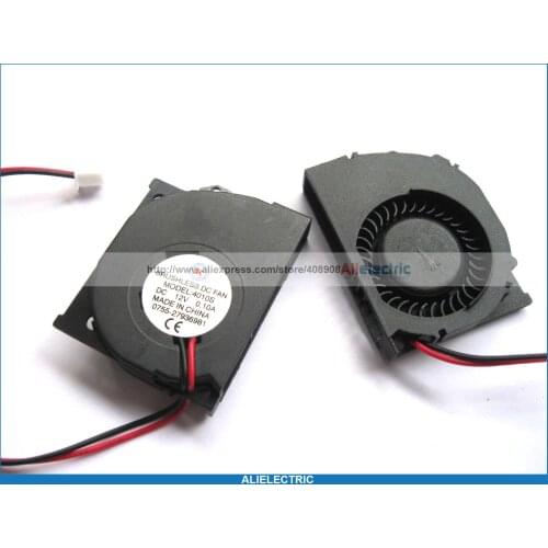 2 Pcs Brushless DC Cooling Blower Fan 4010S 12V 50x40x10mm