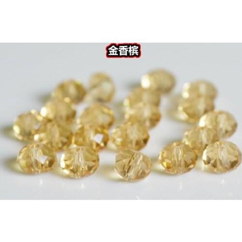 2015 High Quality 4*6mm 200pcs Fashion Faceted Loose Glass Crystal Beads Jewelry Making Findings 9 colors Wholesale CR-04B