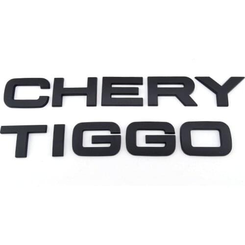 32 mm Height 3D Auto Logo Plastic Emblem CHERY TIGGO Car Letters Decor For Car Head Sign