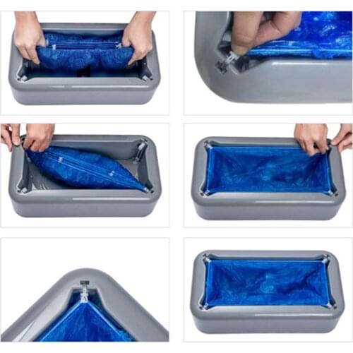 Automatic Shoe Cover Loader Dispenser Machine Device Hands Free & Time Saving Disposable Shoes Boot Cover Booties