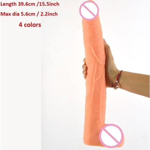 Big dildo for women long 39.6cm dia 5.6cm dildo realistic with suction cup Dildo huge gode vibrant penis realistic glans testies