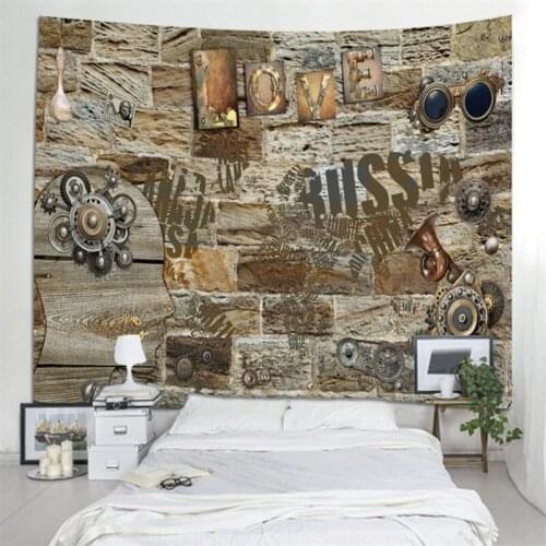 Tapestry Wall Hanging Bedspread Beach Towel Table Cloth Yoga Mat Home Decoration Retro Style Design Rectangle 150cmx130cm