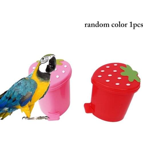 Parrot Trick Training Toy Interactive Small Trash Can Toy Lovebirds Teaching Toy For Small Pet vogel speelgoed Bird Accessories