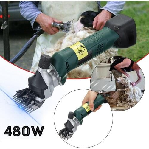 Powerful Electric Sheep Pet Hair Clipper Shearing Kit Farm Shear Wool Cut Goat Pet Animal Shearing Supplies 110V 220V