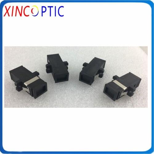 MM,MTRJ Fiber Optic Adapter,MTRJ Fiber Adapter SC Shaped SM MM in Black Color MTRJ Optic Fibre Coupler Connector