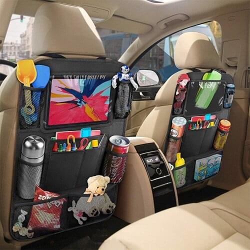 2pcs Multi-Function Car Storage Bag Car Back Seat Pouch Oxford Cloth Organizer Car Backseat Bag Cover Protector With Pocket