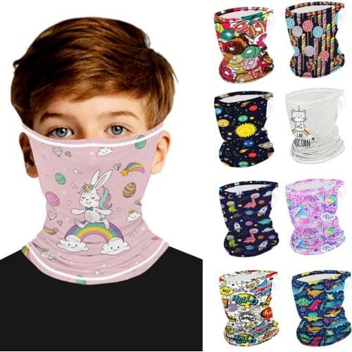 Fashion Autumn Winter Children Cotton Scarf For 0-10 Years Old Kids Boy Girl Neck Collar Baby Cartoon Scarves Warm Collar