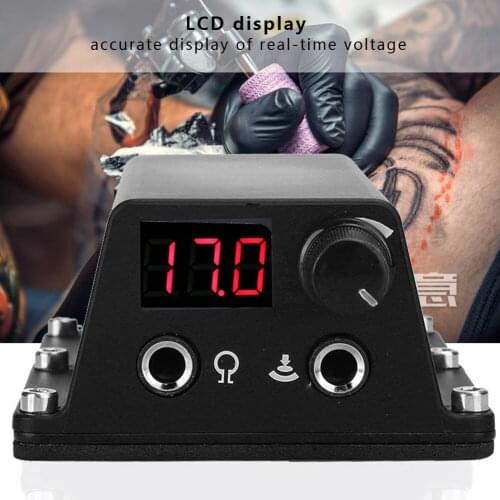 Professional Tattoo Power Supplies Set Tattoo Kit LCD Digital Screen Display Tattoo Supplies Microblading Permanent Makeup Tools