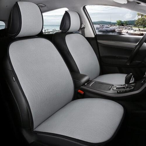 3D Air Mesh Car Seat Cover Pad With Backrest Breathable Cool Auto Summer Single Front Seat Cushion Protect Automobile Interior