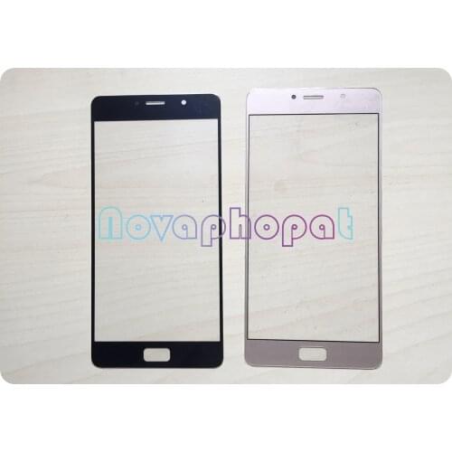 Novaphopat Black/Golden Outer Touch LCD Glass Screen For Lenovo vibe P2 P2a42 P2c72 Glass lens Touch Panel Replacement + track