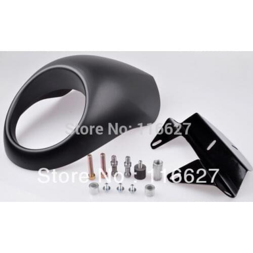 New Cafe Fairing headlight mask front Fly Screen Racer Cowl Flyscreen Visor For Harley drag dyna Sportster V-Rod FX XL 883