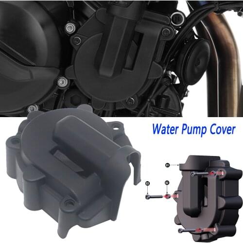 NEW Black Motorcycle Protective Water Pump Protector Cover FOR BMW F 750 GS F 850 GS ADV F900 R F900 XR 2018 2019 2020
