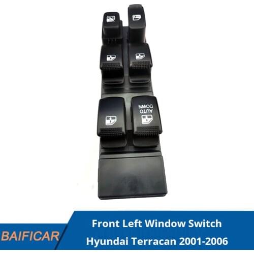 Baificar Brand New Genuine Front Left Window Button Switch For Hyundai Terracan 2001-2006