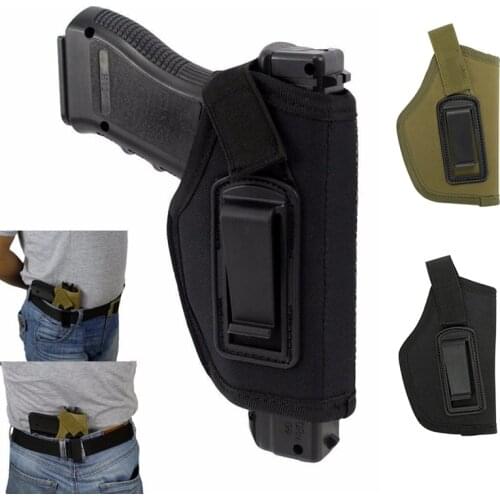 Hunting Accessories Outdoor Tactical Equipment Waist Cover Oxford Cloth Left and Right Universal Protective Pistol Cover 14x6.5