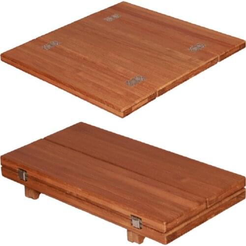 Folding Wing Plain Teak Table Top 660/330X650mm 960/480X890mm Marine Boat RV