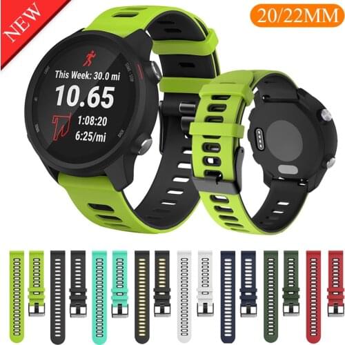 Strap for Samsung Galaxy Watch3 45mm/41mm Watchband Band For Garmin Forerunner 245/645 Wristband Bracelet for Huawei GT2 46mm