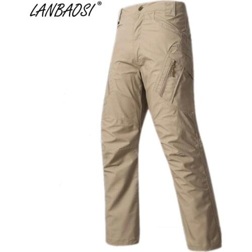 LANBAOSI Mens Hunting Pants Outdoors Military Commander Tactical Waterproof Wearable Breathable Comfortable Pant