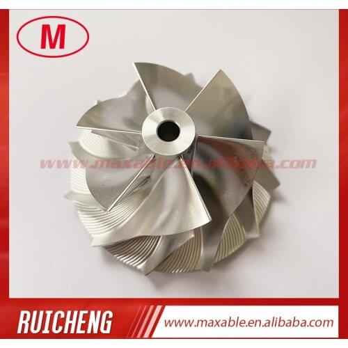TD04 reverse 43.00/56.00mm 6+6 blades high performance Turbocharger Billet/milling/aluminum 2618 compressor wheel for49477-02220