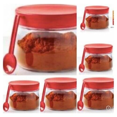 Tupperware 6 Piece Clear Spice Rack Set (6x580 ml.)