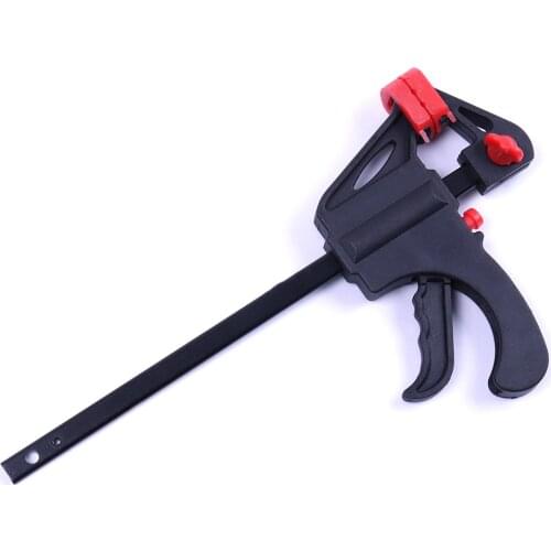 1pcs 12 inch Quick Ratchet Release Speed Squeeze Wood Working Work Bar Clamp Clip Kit Spreader Gadget Tool DIY Hand