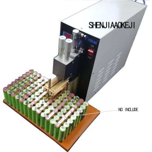 1PC 220V Pneumatic Spot Welding Machine Lithium Battery Two-point Type Spot Welder Small Handheld DIY Battery Touch Welder