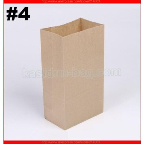 3000pcs/lot) size W13xH24xD8cm wholesale kraft food paper bag